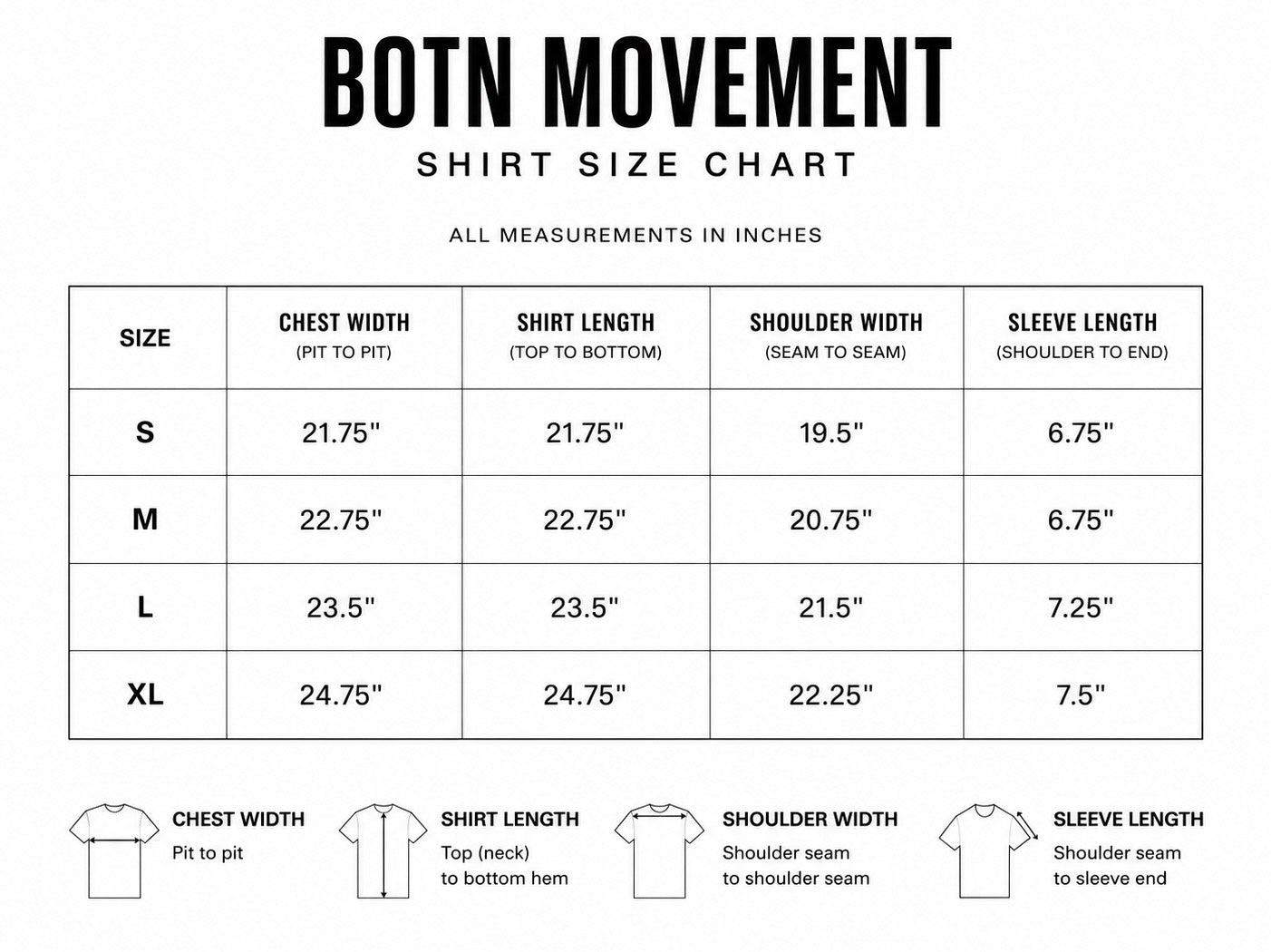 BOTN SLUB TEE